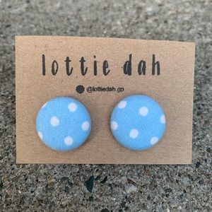 2/$15 🦋 Polka Dot earrings  vintage handmade
